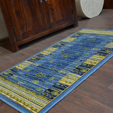 Ковер польский Agnella Standard INULA KAREN BLUE (полипропилен, синий)
