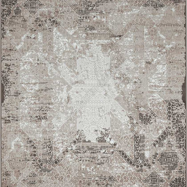 Ковер турецкий 36950A Sanat Viscon (полиэстер хит сет, бежевый)