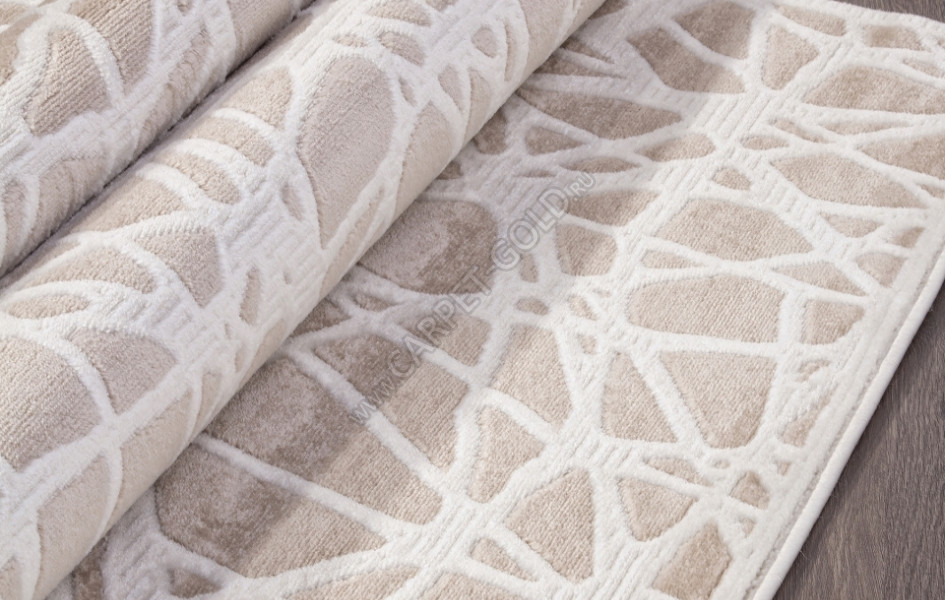 Российский ковер D967 - BEIGE - Прямоугольник - коллекция MIRANDA