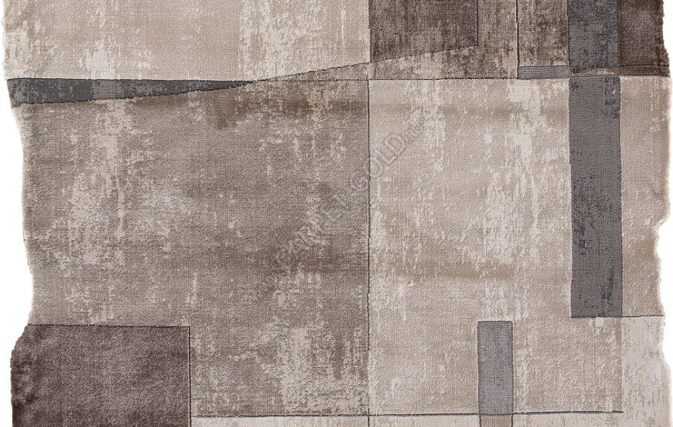 Ковер 00838C - GREY / BROWN - Прямоугольник - коллекция SAFIR