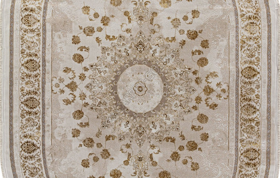 Ковер A123B - CREAM / GOLD FDY - Овал - коллекция ZARINA